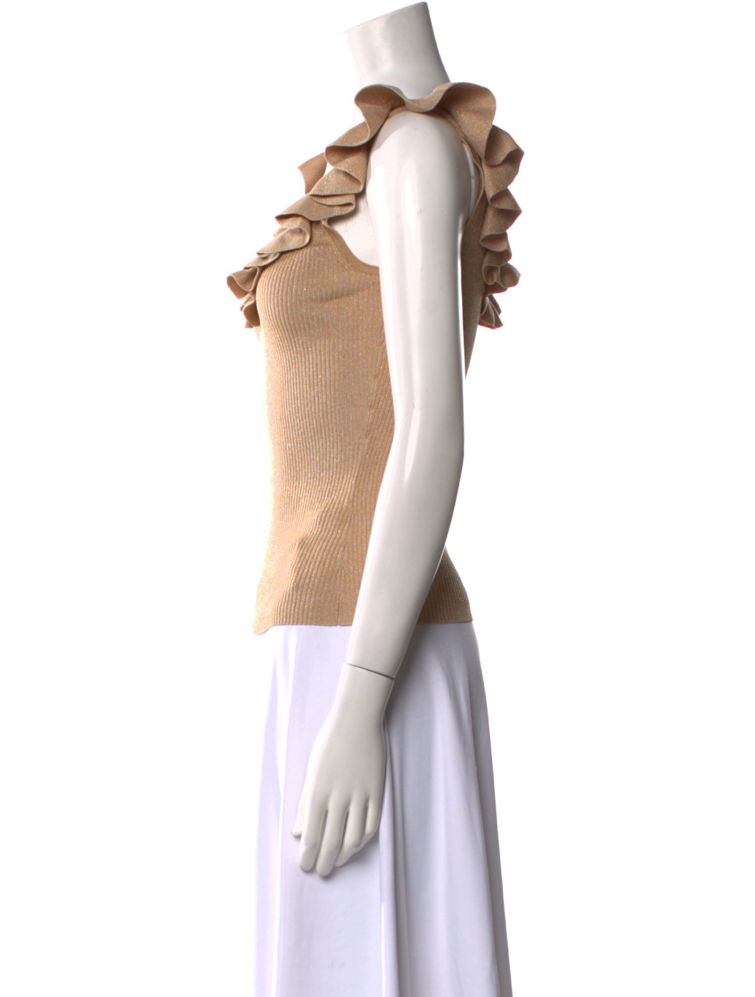 Zimmermann Cowl Neck Sleeveless Top