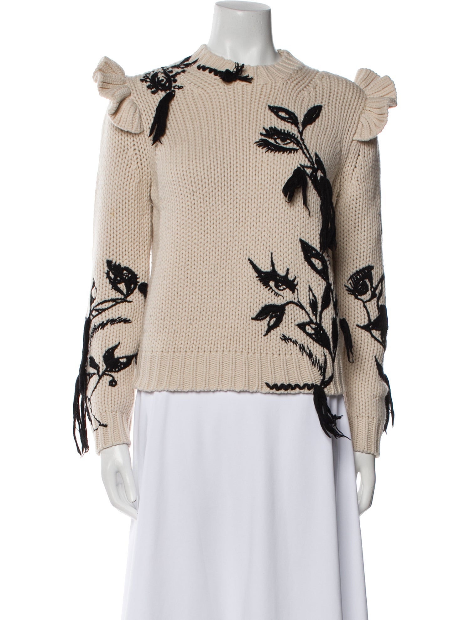 Zimmermann Merino Wool Printed Sweater