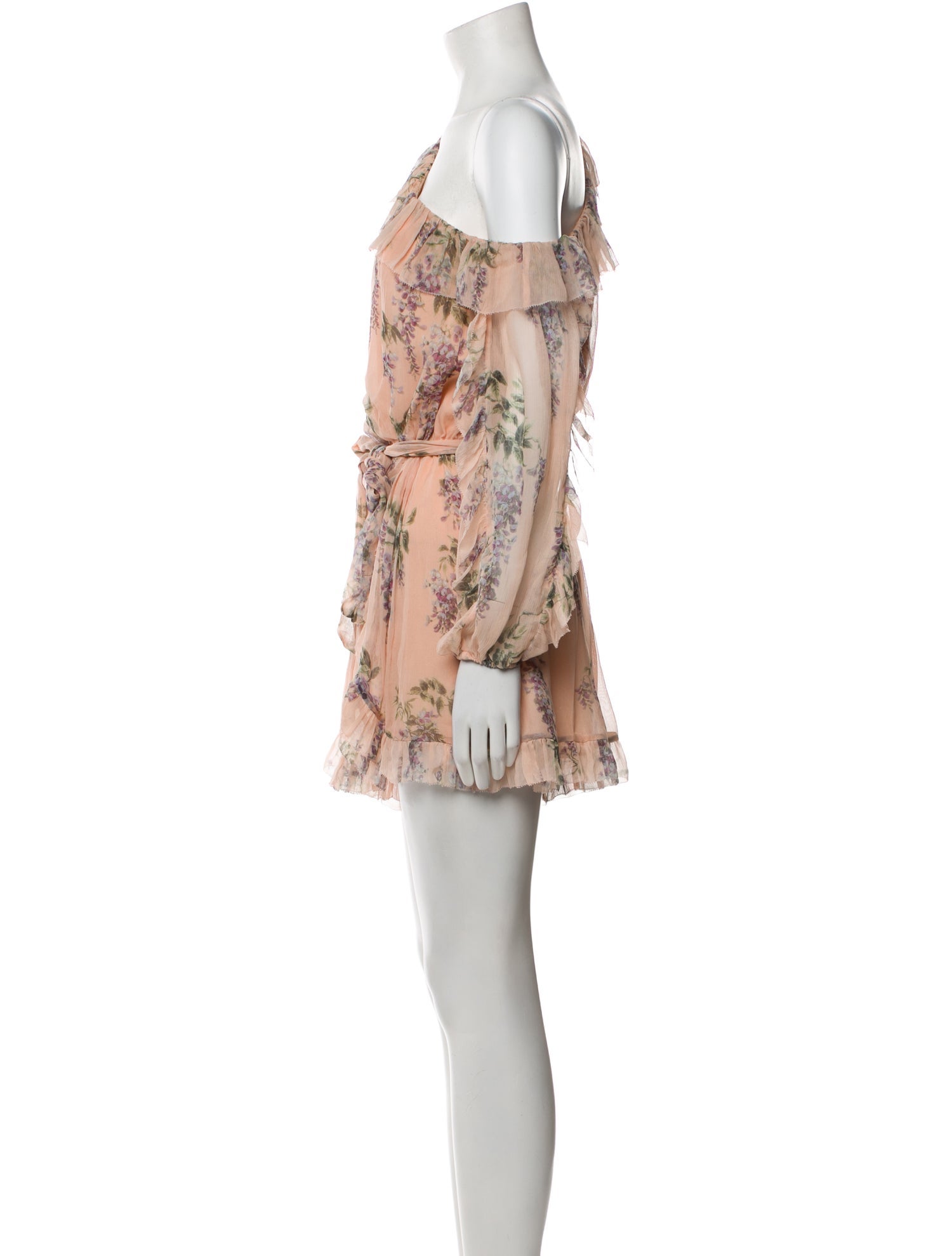 Zimmermann Silk Floral Print Romper