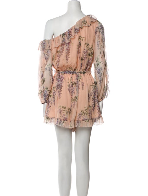 Zimmermann Silk Floral Print Romper
