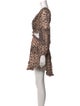 Zimmermann Animal Print Mini Dress