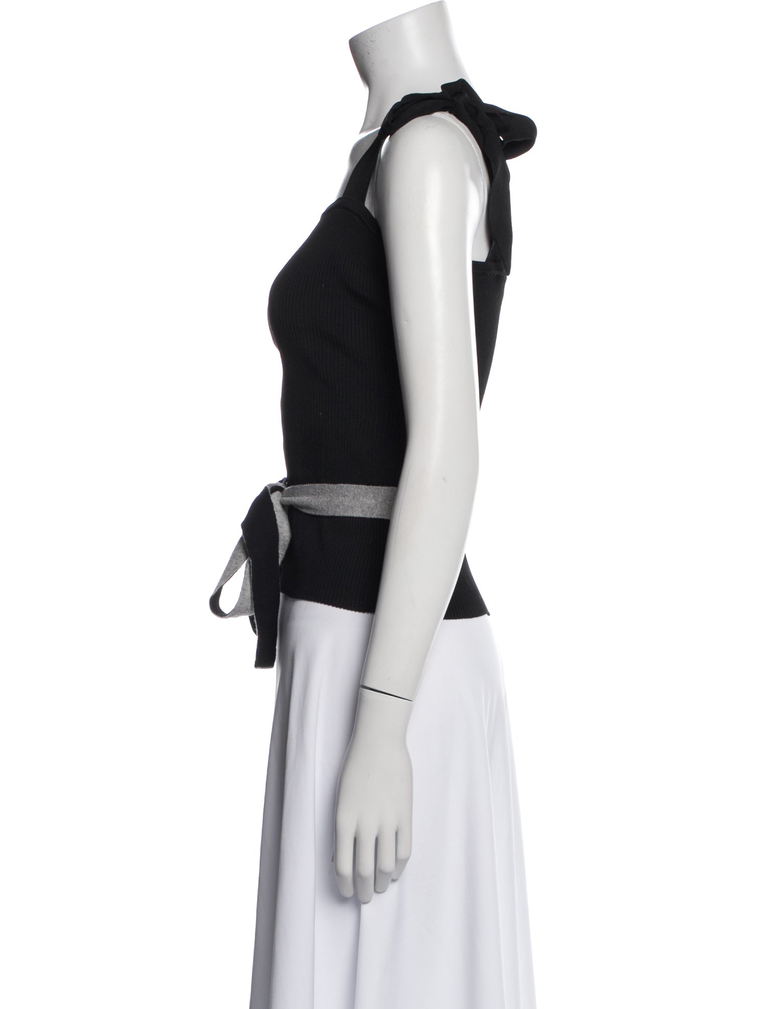 Zimmermann Square Neckline Sleeveless Crop Top