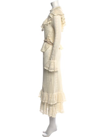 Zimmermann Mock Neck Long Dress