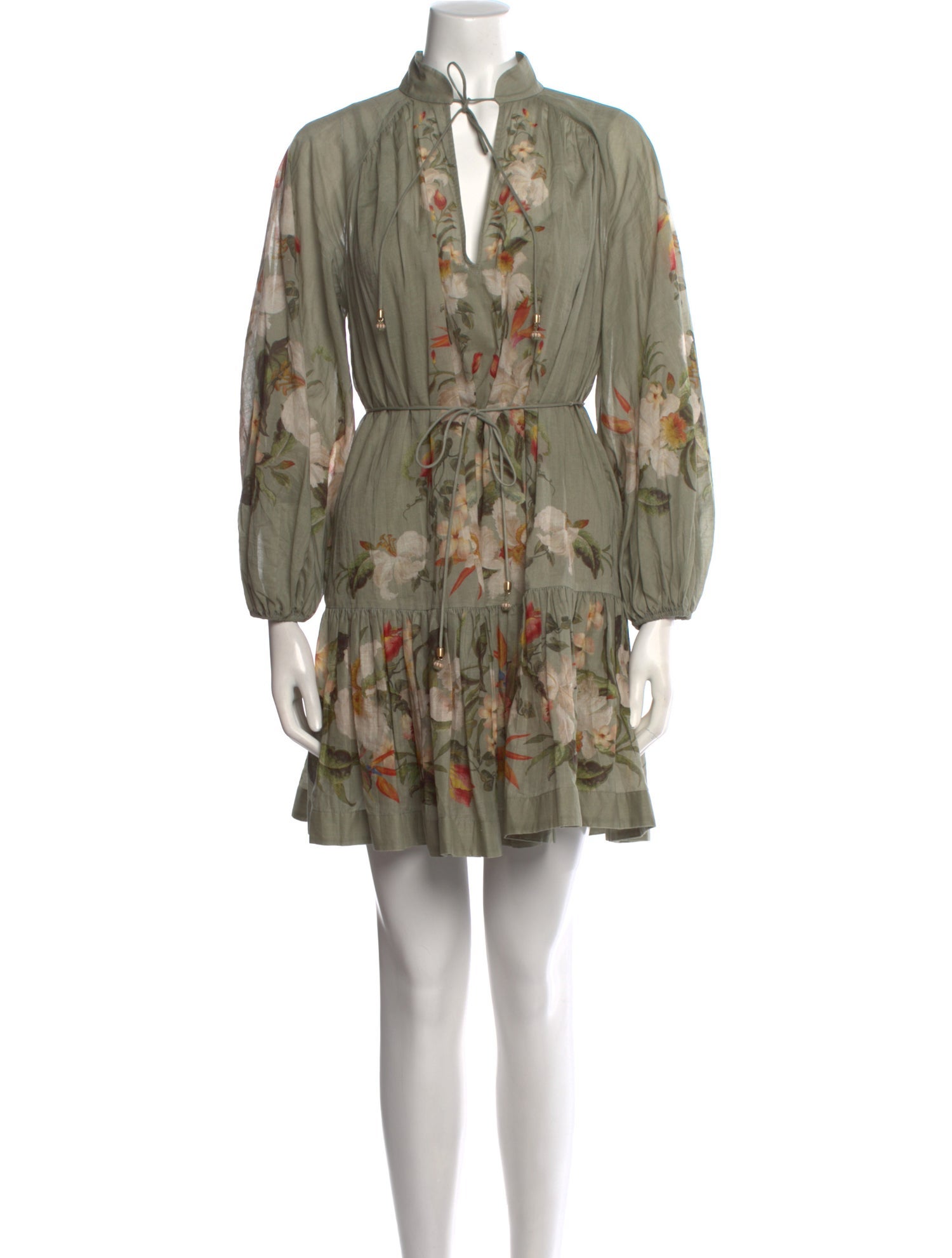 Zimmermann Floral Print Mini Dress