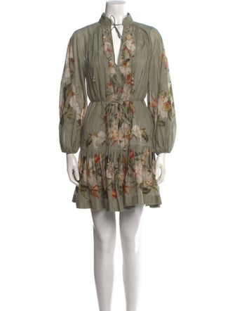 Zimmermann Floral Print Mini Dress