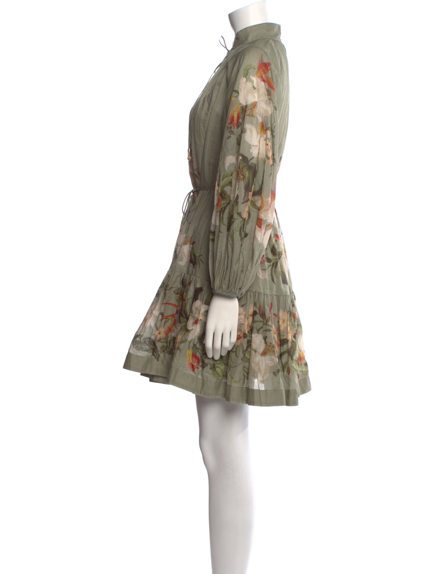 Zimmermann Floral Print Mini Dress