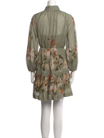 Zimmermann Floral Print Mini Dress