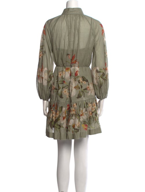 Zimmermann Floral Print Mini Dress