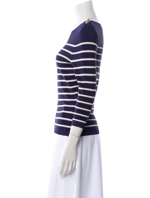 Zimmermann Striped Scoop Neck Sweater