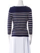 Zimmermann Striped Scoop Neck Sweater