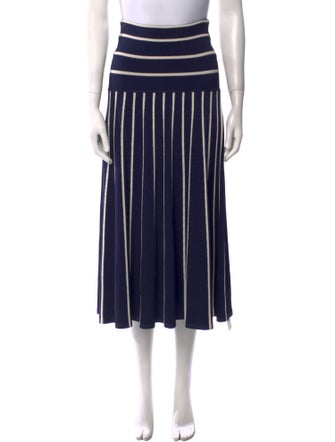 Zimmermann Striped Midi Length Skirt