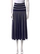 Zimmermann Striped Midi Length Skirt