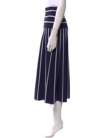 Zimmermann Striped Midi Length Skirt