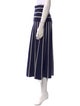 Zimmermann Striped Midi Length Skirt