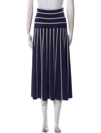 Zimmermann Striped Midi Length Skirt