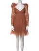 Zimmermann V-Neck Knee-Length Dress
