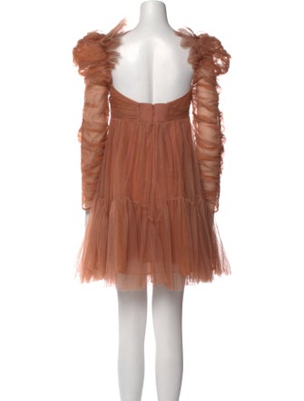 Zimmermann V-Neck Knee-Length Dress