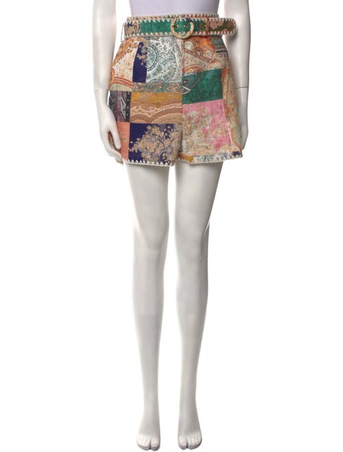 Zimmermann Linen Mini Shorts