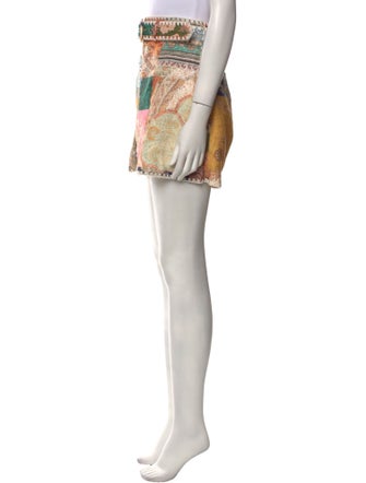 Zimmermann Linen Mini Shorts