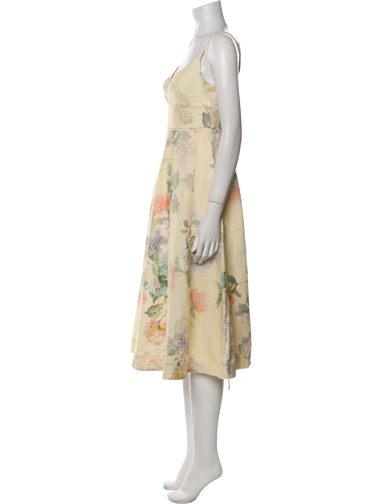 Zimmermann Linen Midi Length Dress w/ Tags