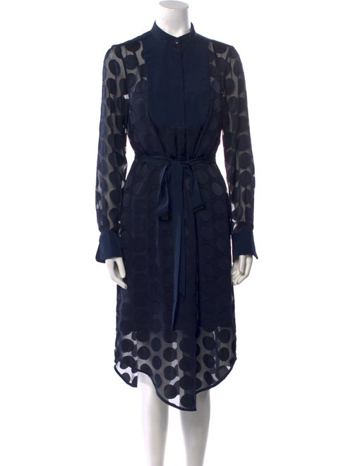 Zimmermann Polka Dot Print Midi Length Dress