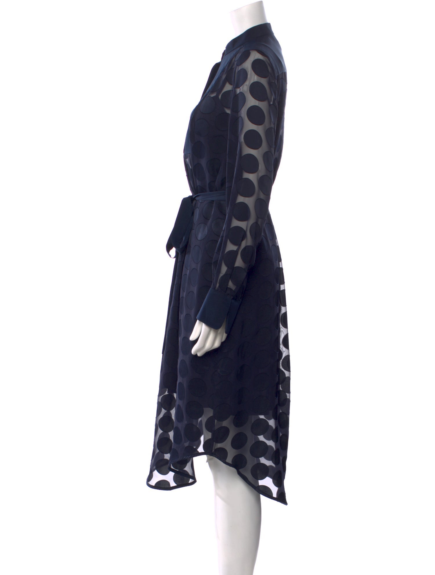 Zimmermann Polka Dot Print Midi Length Dress