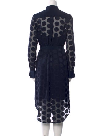 Zimmermann Polka Dot Print Midi Length Dress