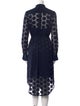 Zimmermann Polka Dot Print Midi Length Dress