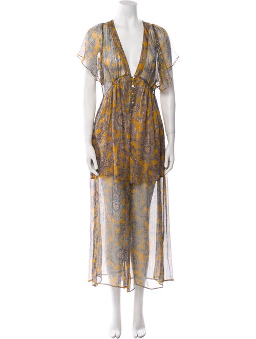 Zimmermann Silk Printed Jumpsuit