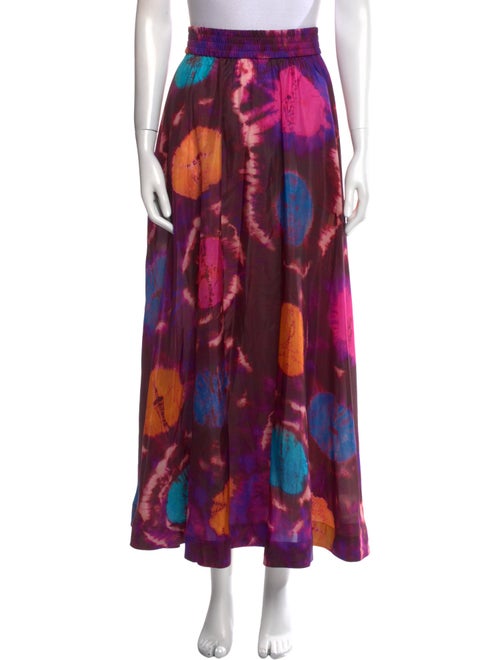 Zimmermann Tie-Dye Print Midi Length Skirt