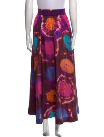 Zimmermann Tie-Dye Print Midi Length Skirt