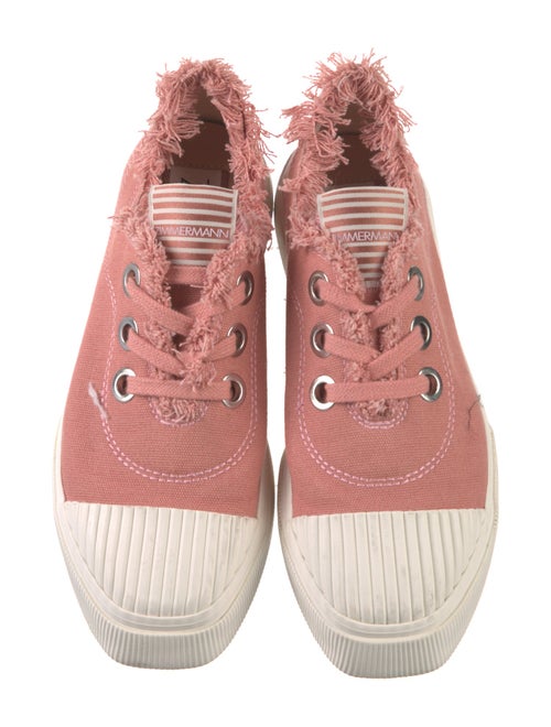 Zimmermann Canvas Raw-Edge Trim Sneakers