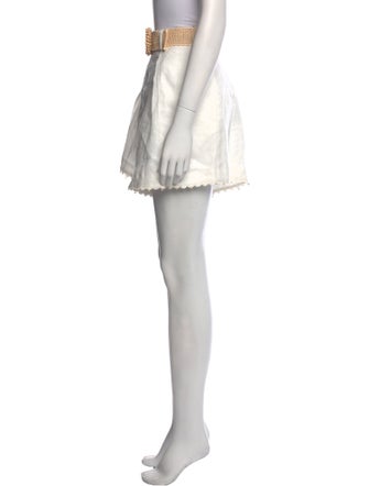 Zimmermann Linen Mini Shorts