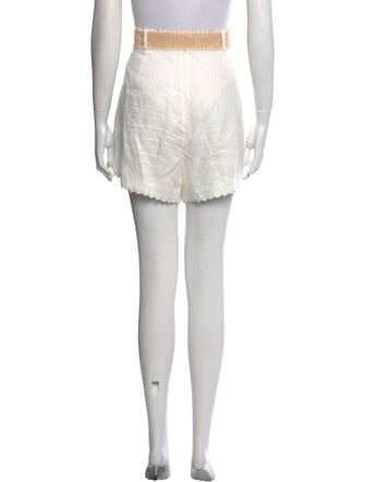Zimmermann Linen Mini Shorts