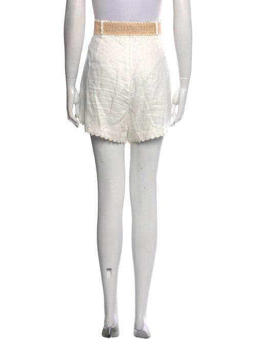 Zimmermann Linen Mini Shorts