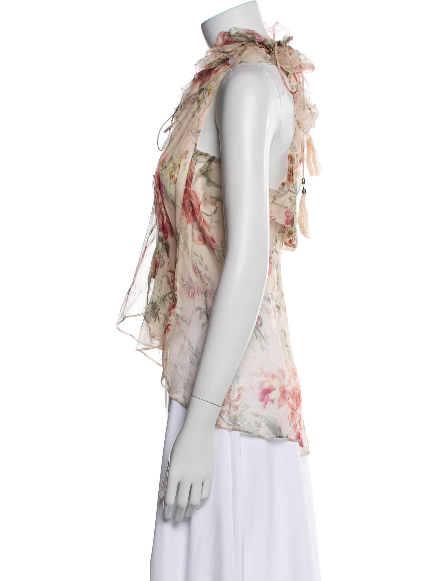 Zimmermann Silk Floral Print Blouse