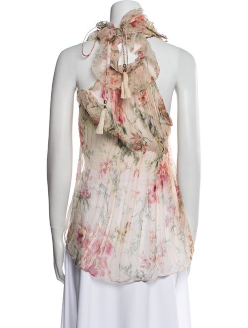 Zimmermann Silk Floral Print Blouse