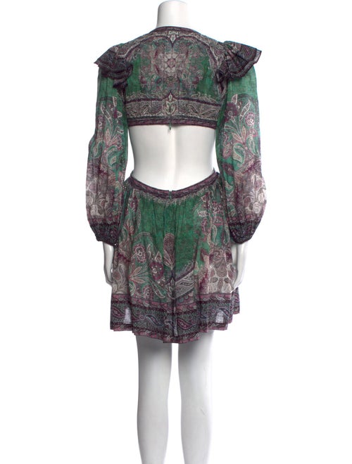 Zimmermann Paisley Print Mini Dress