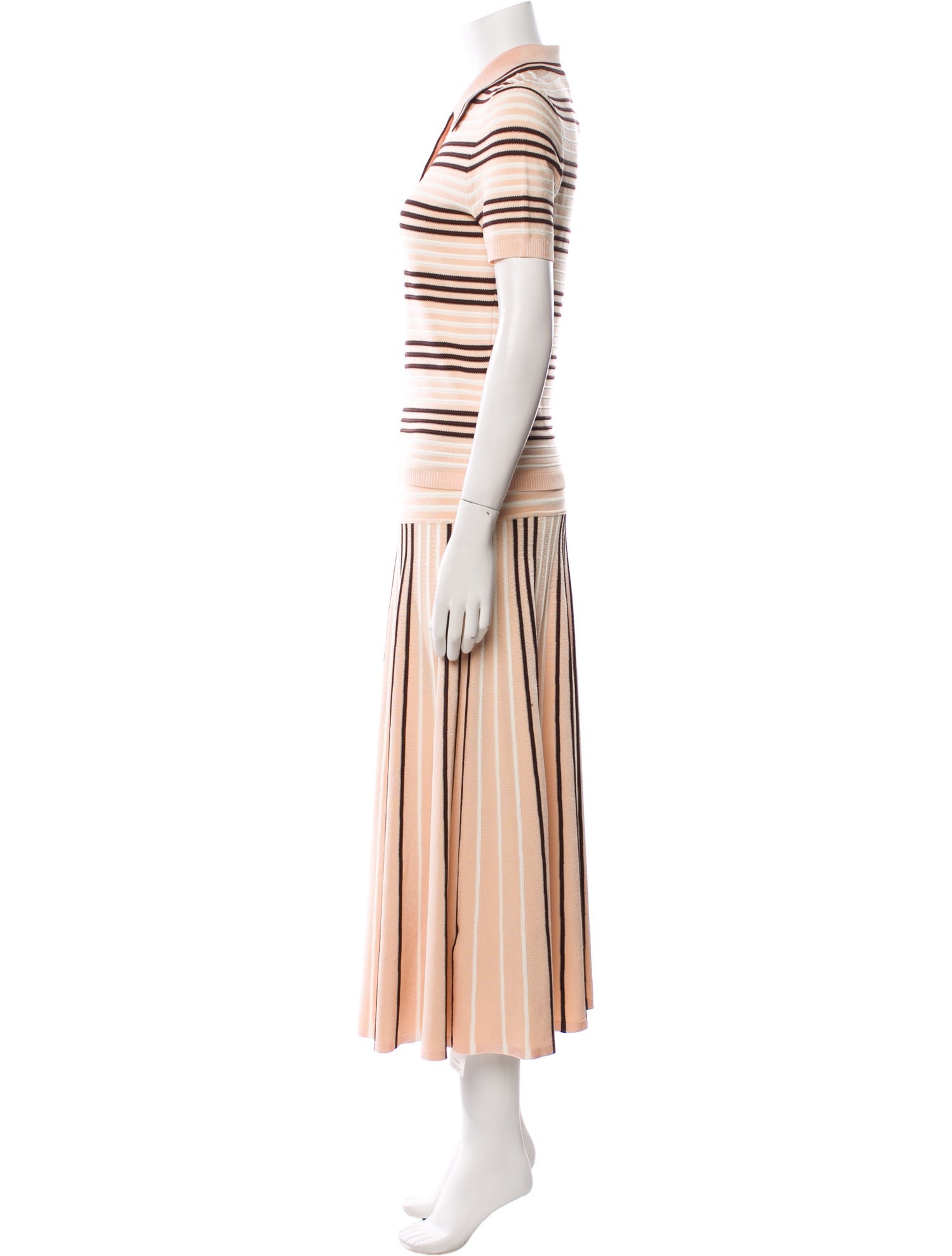 Zimmermann Silk Striped Skirt Set w/ Tags