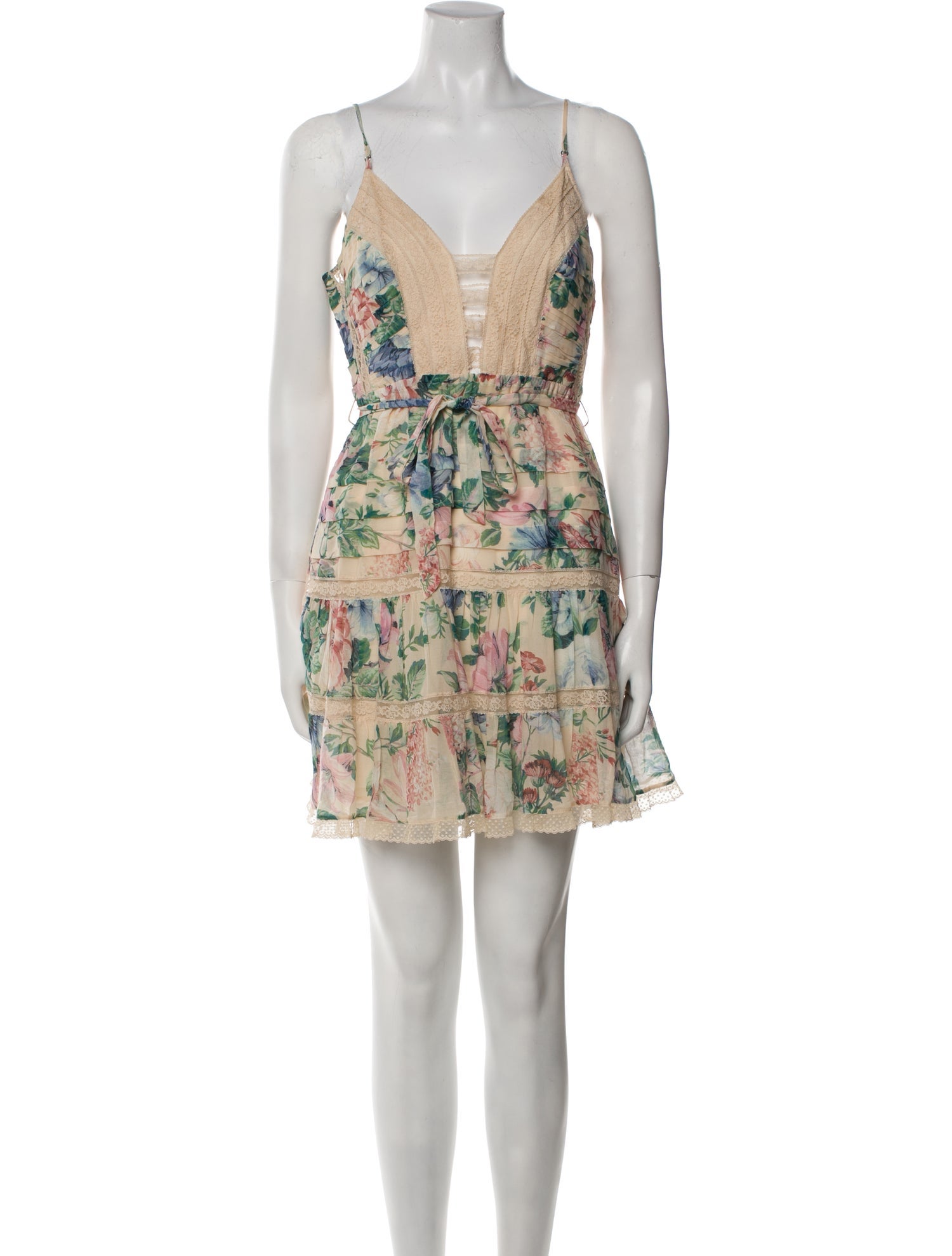 Zimmermann Floral Print Mini Dress