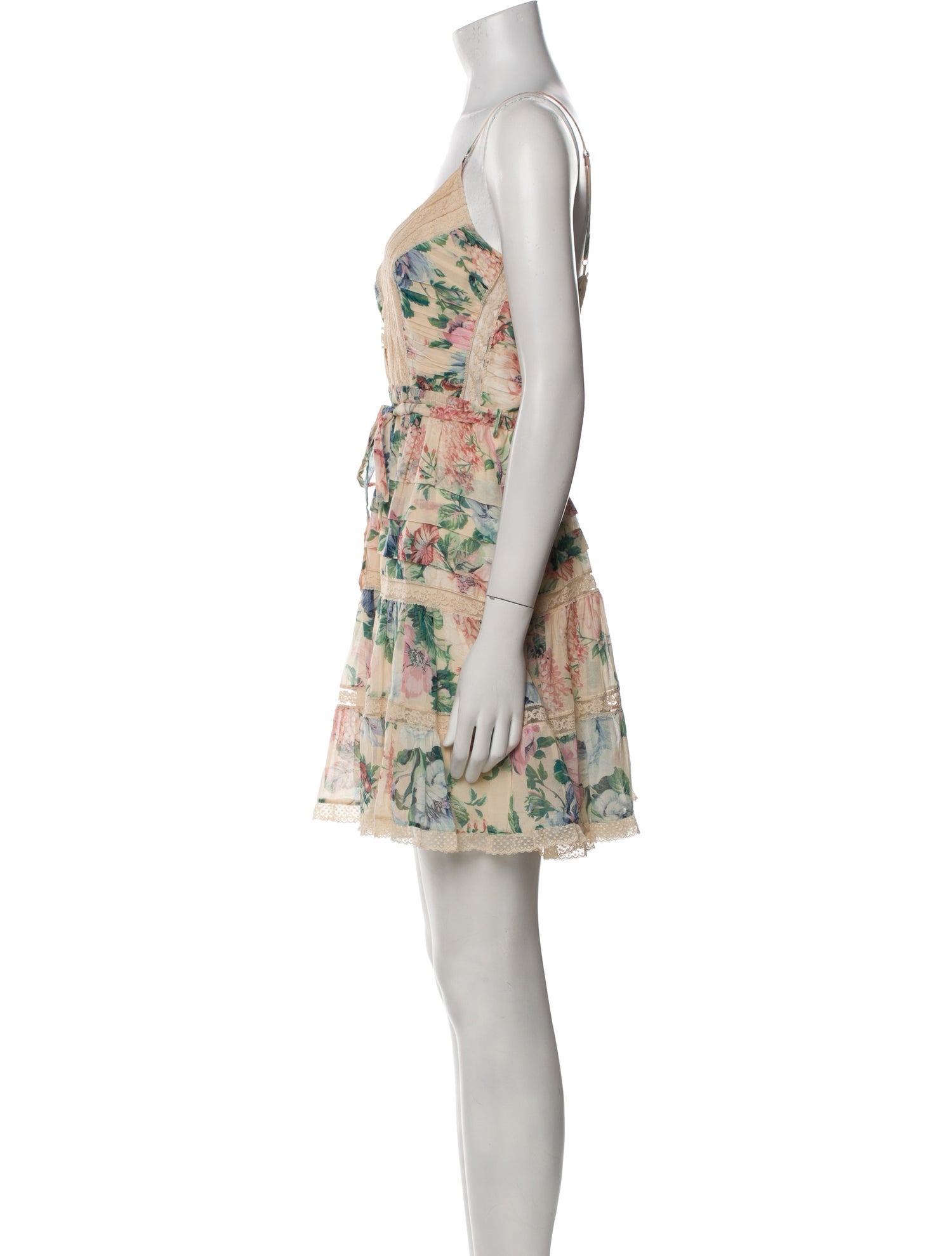 Zimmermann Floral Print Mini Dress