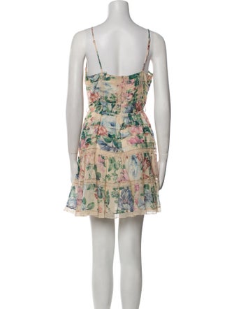 Zimmermann Floral Print Mini Dress