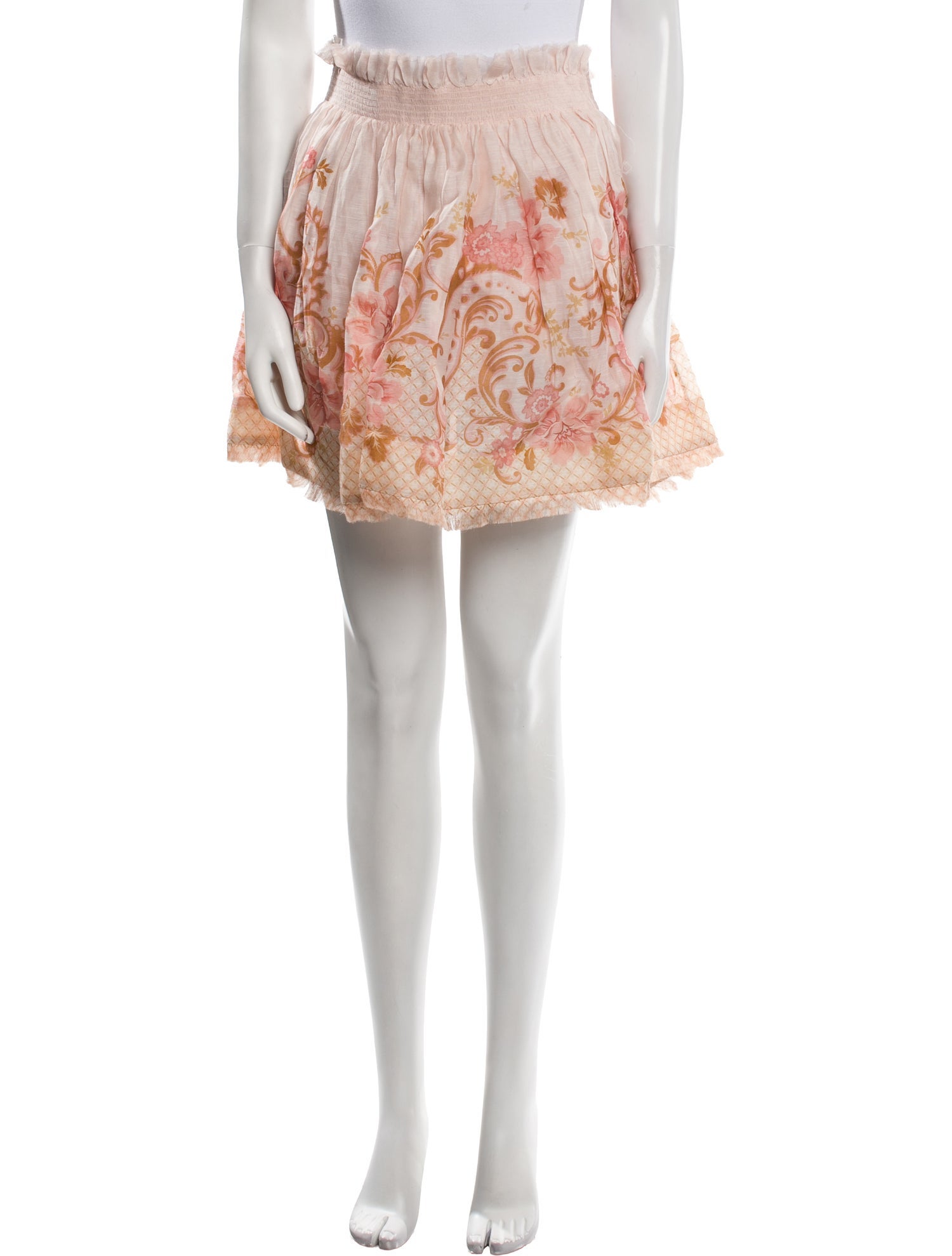 Zimmermann Silk Mini Skirt