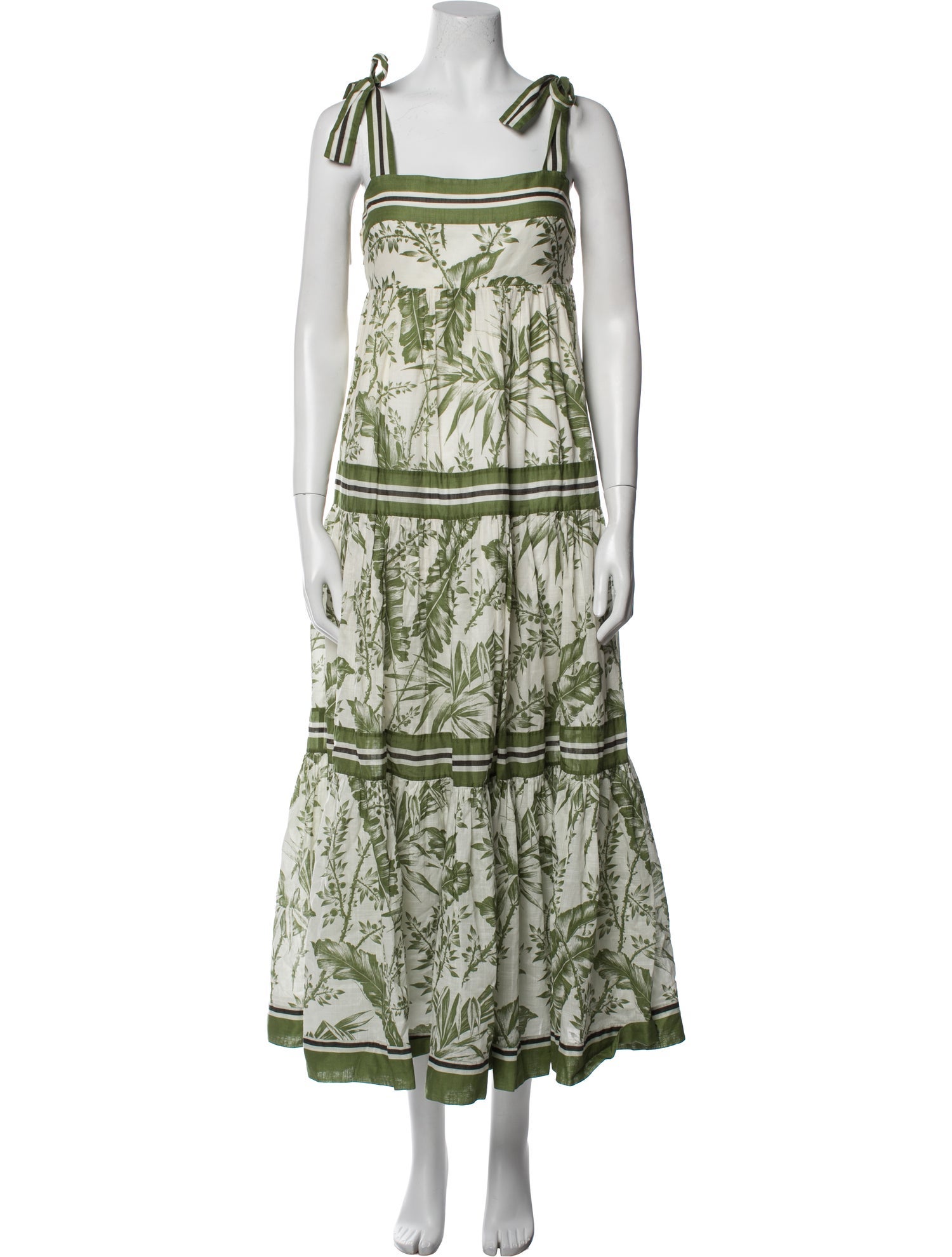 Zimmermann Floral Print Midi Length Dress