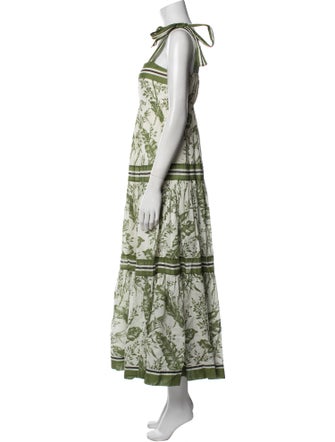 Zimmermann Floral Print Midi Length Dress
