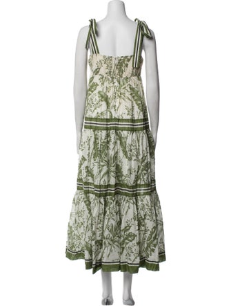Zimmermann Floral Print Midi Length Dress