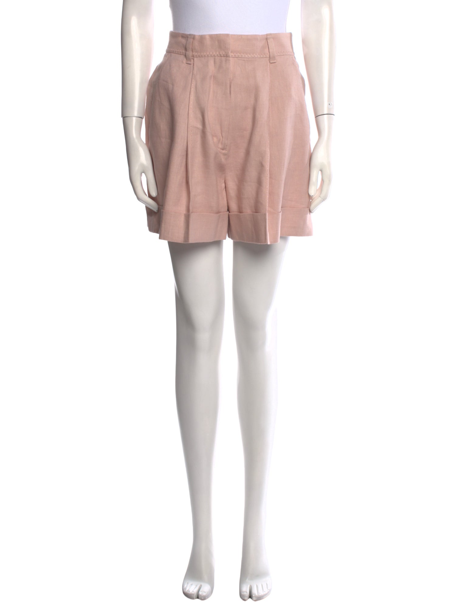 Zimmermann Linen Mini Shorts