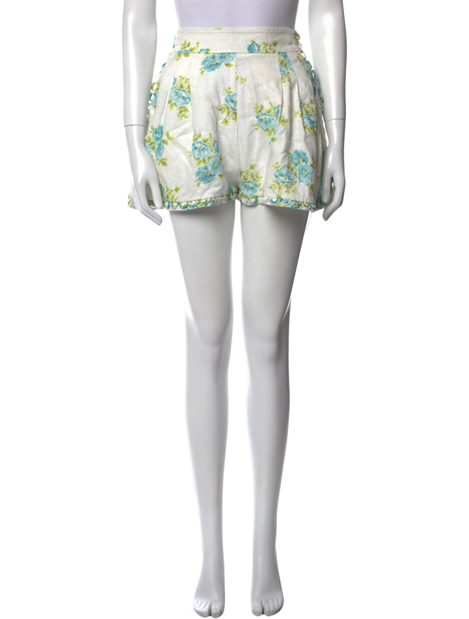 Zimmermann Linen Mini Shorts