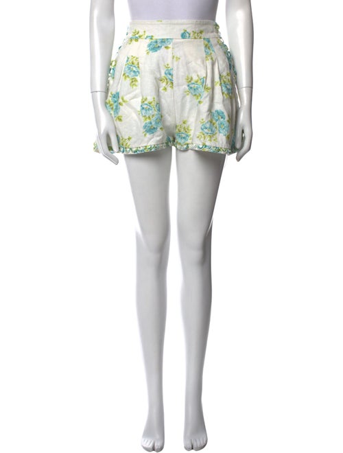 Zimmermann Linen Mini Shorts