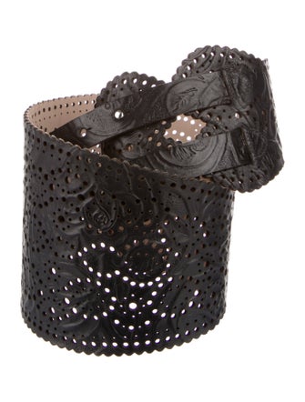 Zimmermann Wide Leather Waist Belt